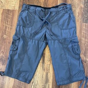Calvin Klein Slate Blue Women’s Cargo Shorts